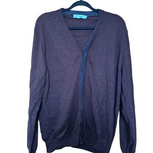 Calvin Klein Merino Wool Blend Cardigan – Size XL